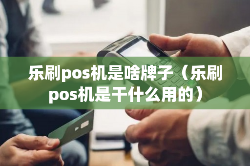 乐刷pos机是啥牌子（乐刷pos机是干什么用的）