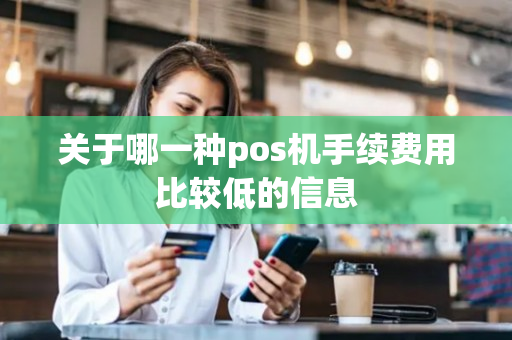 关于哪一种pos机手续费用比较低的信息