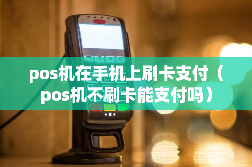 pos机在手机上刷卡支付（pos机不刷卡能支付吗）