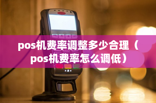 pos机费率调整多少合理（pos机费率怎么调低）