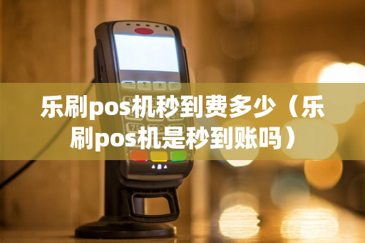 乐刷pos机秒到费多少（乐刷pos机是秒到账吗）