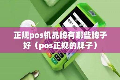 正规pos机品牌有哪些牌子好（pos正规的牌子）