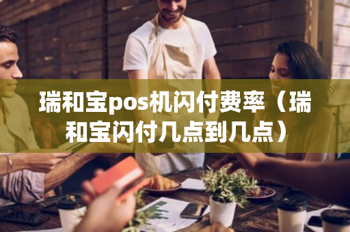 瑞和宝pos机闪付费率（瑞和宝闪付几点到几点）