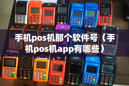 手机pos机那个软件号（手机pos机app有哪些）