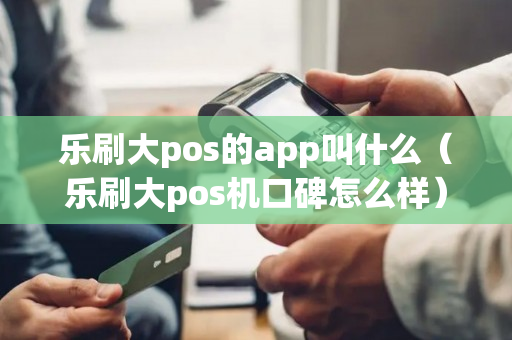 乐刷大pos的app叫什么（乐刷大pos机口碑怎么样）