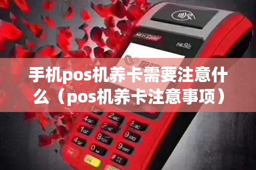 手机pos机养卡需要注意什么（pos机养卡注意事项）