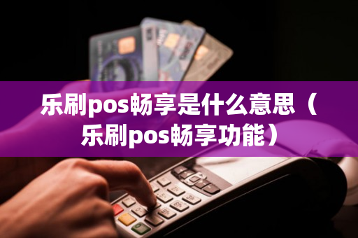 乐刷pos畅享是什么意思（乐刷pos畅享功能）