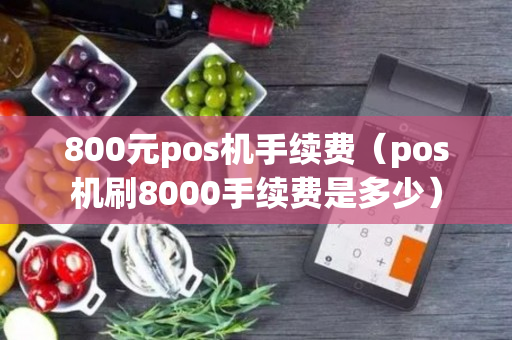 800元pos机手续费（pos机刷8000手续费是多少）