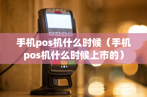 手机pos机什么时候（手机pos机什么时候上市的）