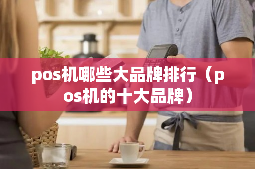 pos机哪些大品牌排行（pos机的十大品牌）