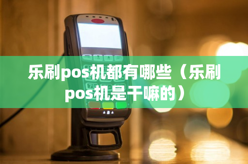 乐刷pos机都有哪些（乐刷pos机是干嘛的）