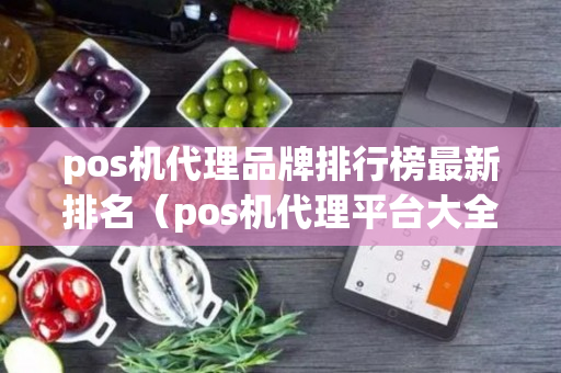 pos机代理品牌排行榜最新排名（pos机代理平台大全）