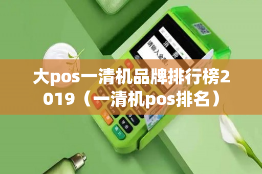 大pos一清机品牌排行榜2019（一清机pos排名）