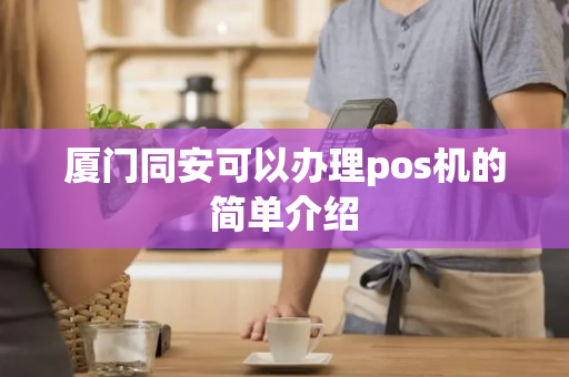 厦门同安可以办理pos机的简单介绍