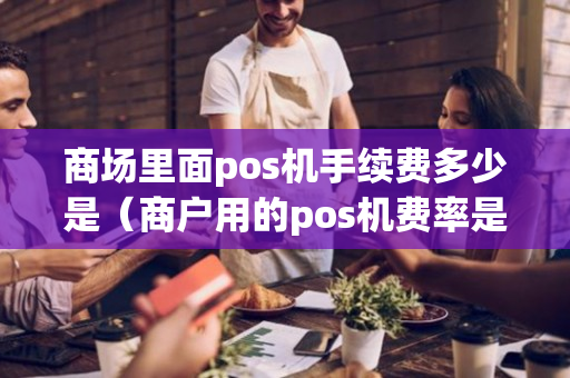 商场里面pos机手续费多少是（商户用的pos机费率是多少）