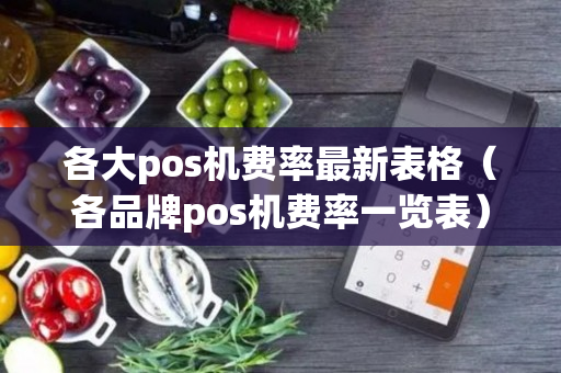 各大pos机费率最新表格（各品牌pos机费率一览表）