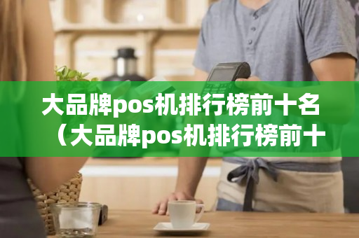 大品牌pos机排行榜前十名（大品牌pos机排行榜前十名图片）