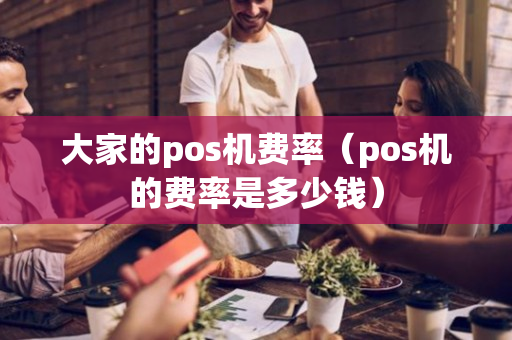 大家的pos机费率（pos机的费率是多少钱）