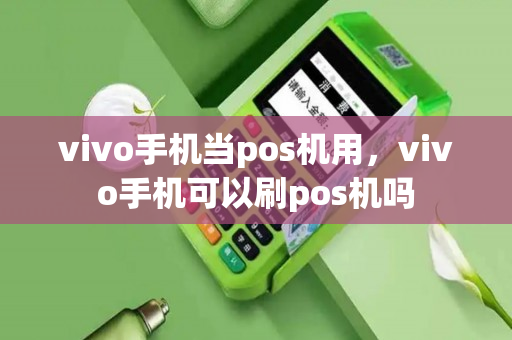 vivo手机当pos机用，vivo手机可以刷pos机吗