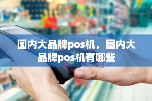 国内大品牌pos机，国内大品牌pos机有哪些