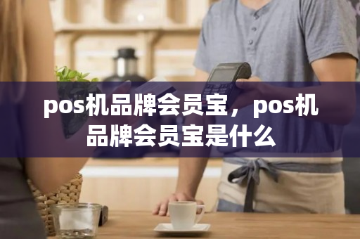 pos机品牌会员宝，pos机品牌会员宝是什么