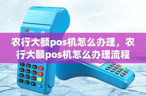 农行大额pos机怎么办理，农行大额pos机怎么办理流程