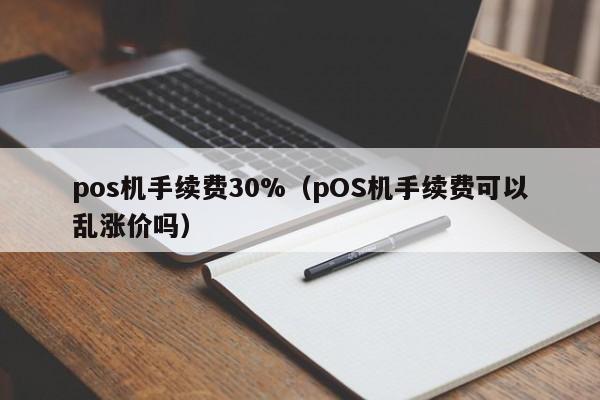 pos机手续费30%（pOS机手续费可以乱涨价吗）